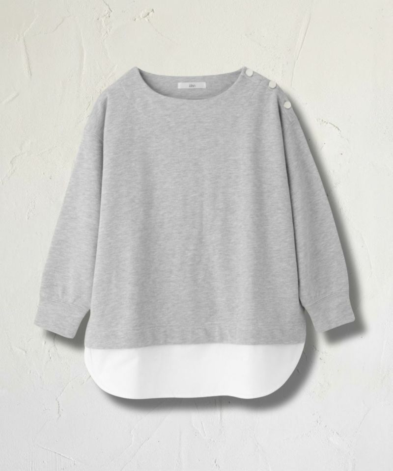 Idnes  レイヤードラメスウェット レディース商品画像-1