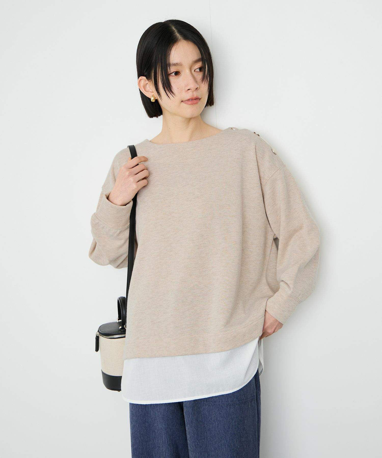 Idnes  レイヤードラメスウェット レディース商品サムネイル-2