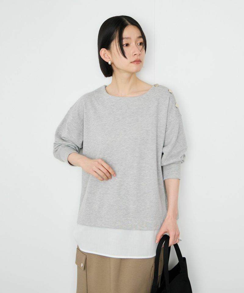 Idnes  レイヤードラメスウェット レディース商品画像-3