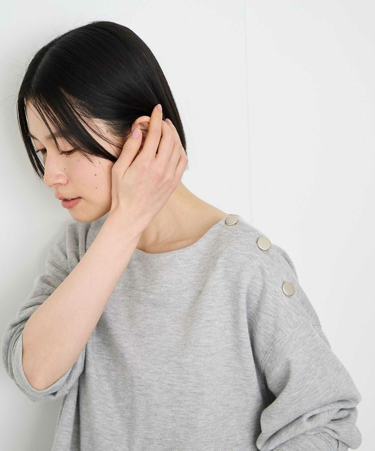 Idnes  レイヤードラメスウェット レディース商品サムネイル-6