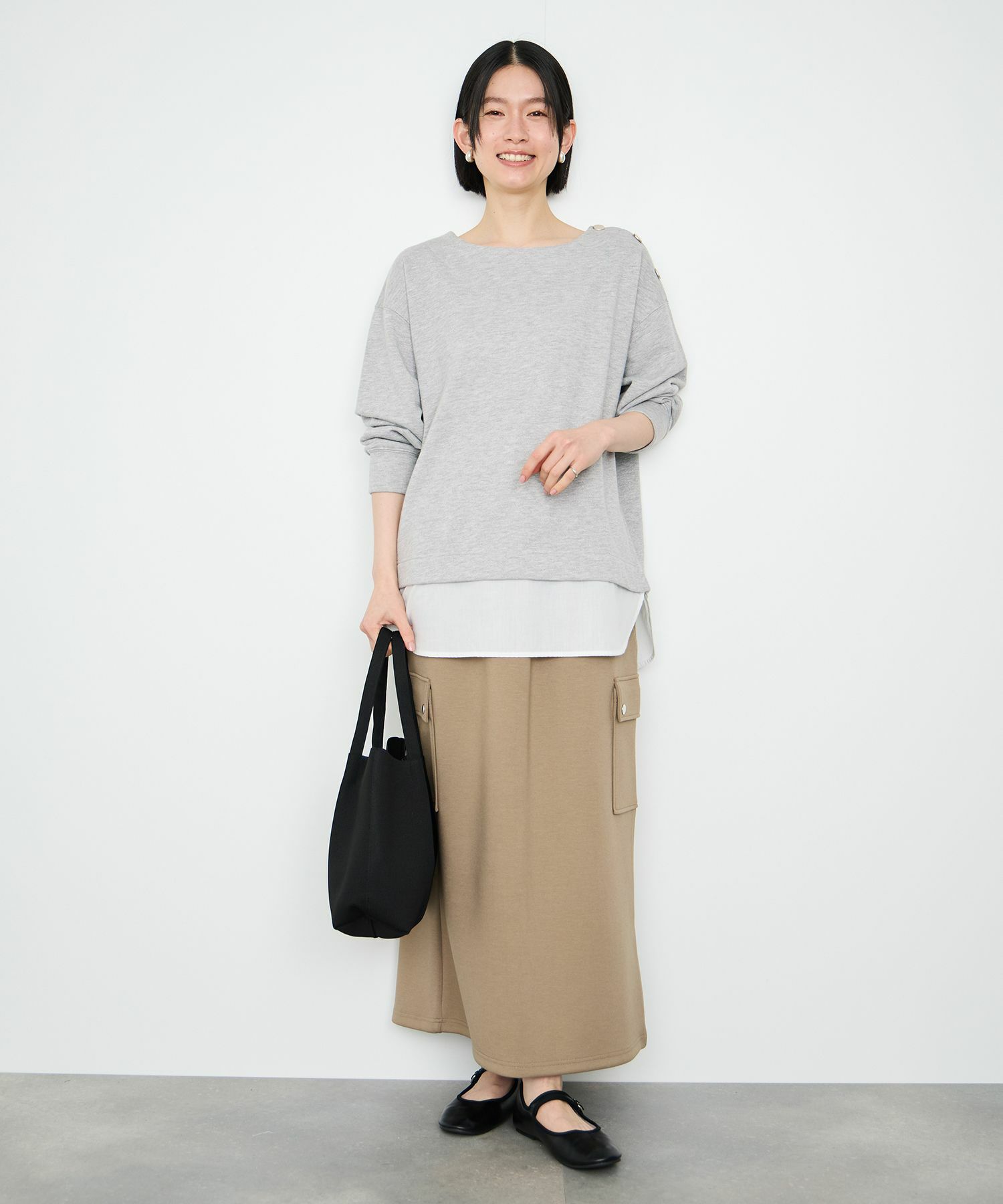 Idnes  レイヤードラメスウェット レディース商品サムネイル-7