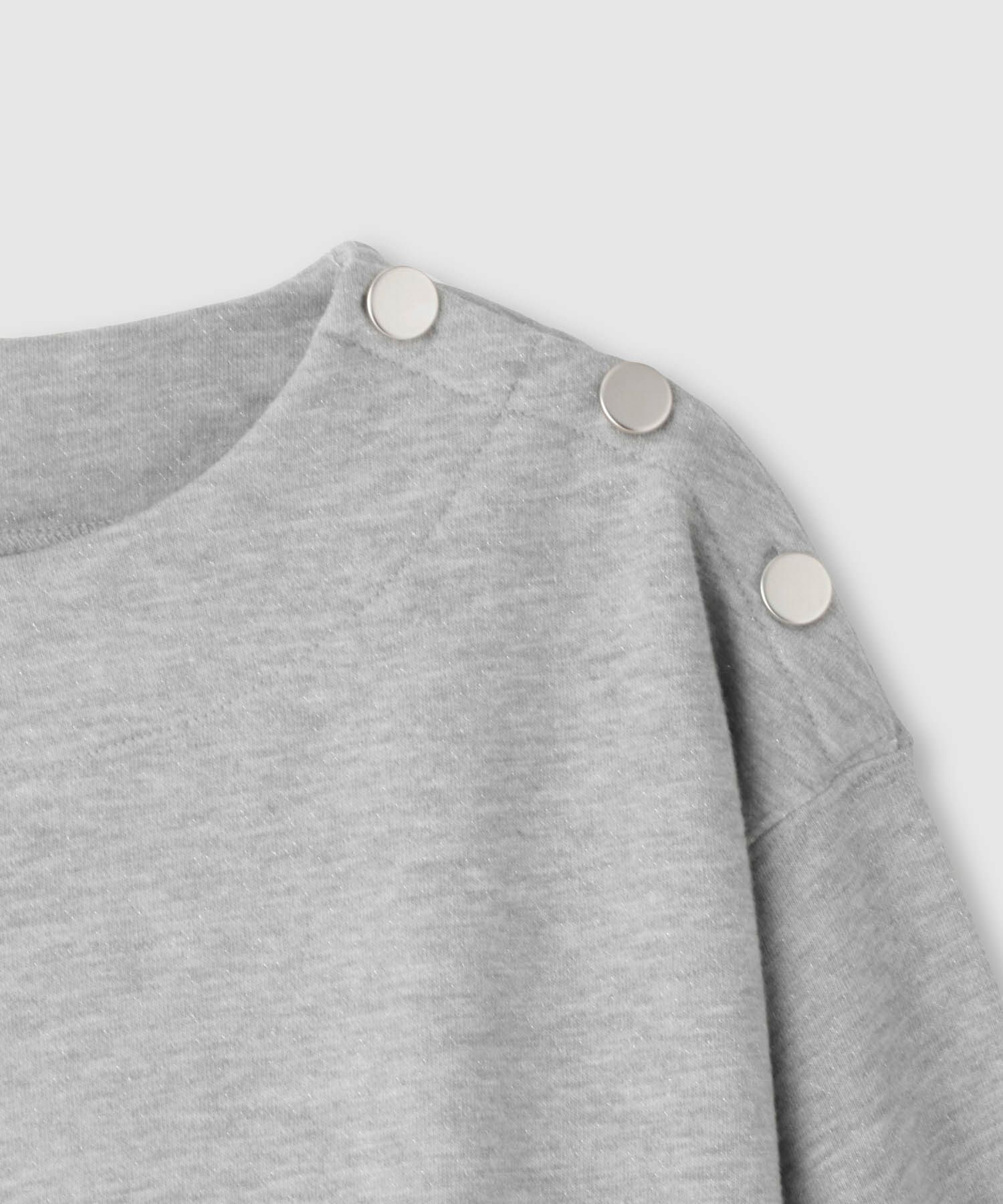 Idnes レイヤードラメスウェット レディース