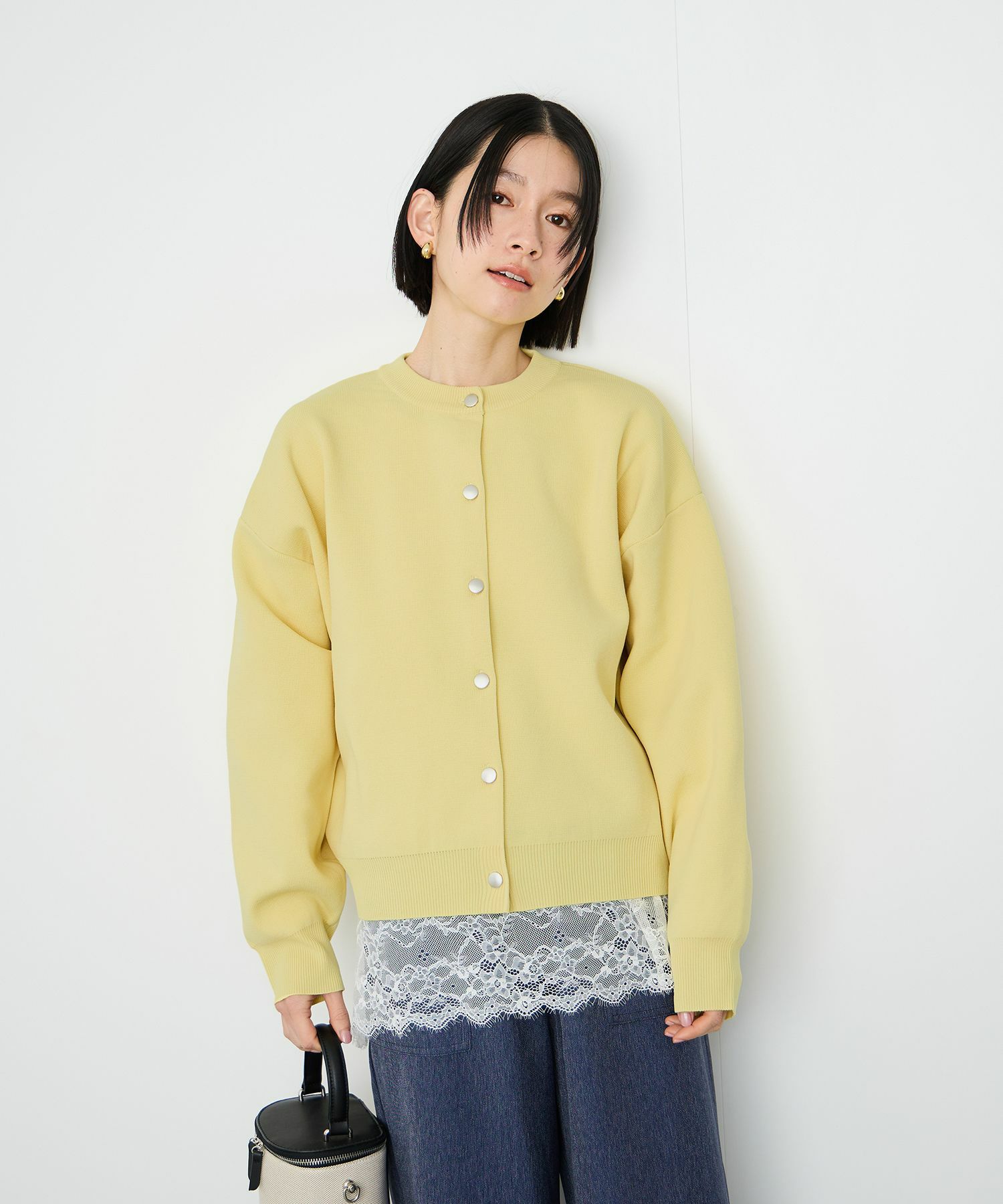 Idnes スポンディッシュカーディガン レディース