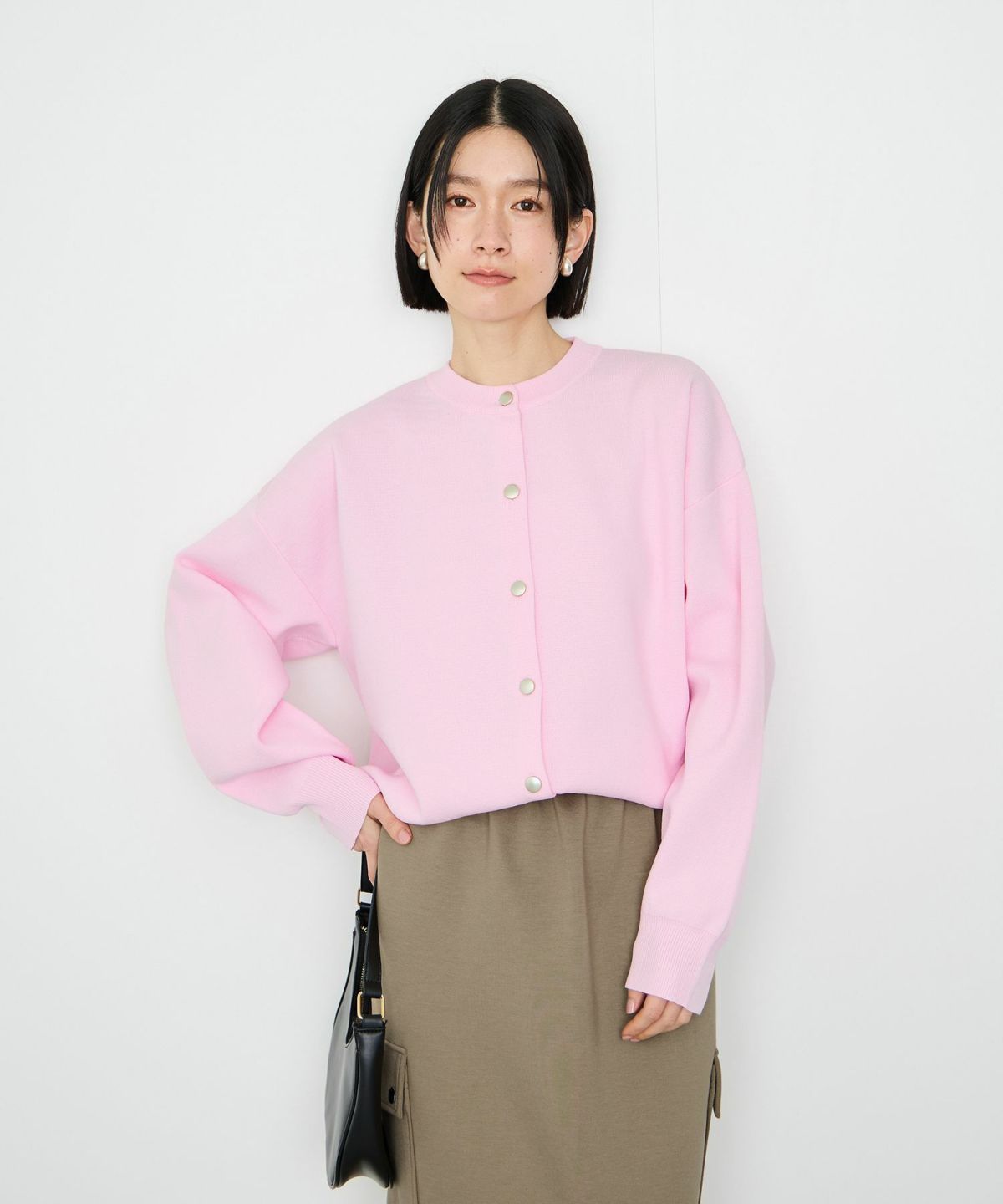 Idnes スポンディッシュカーディガン レディース