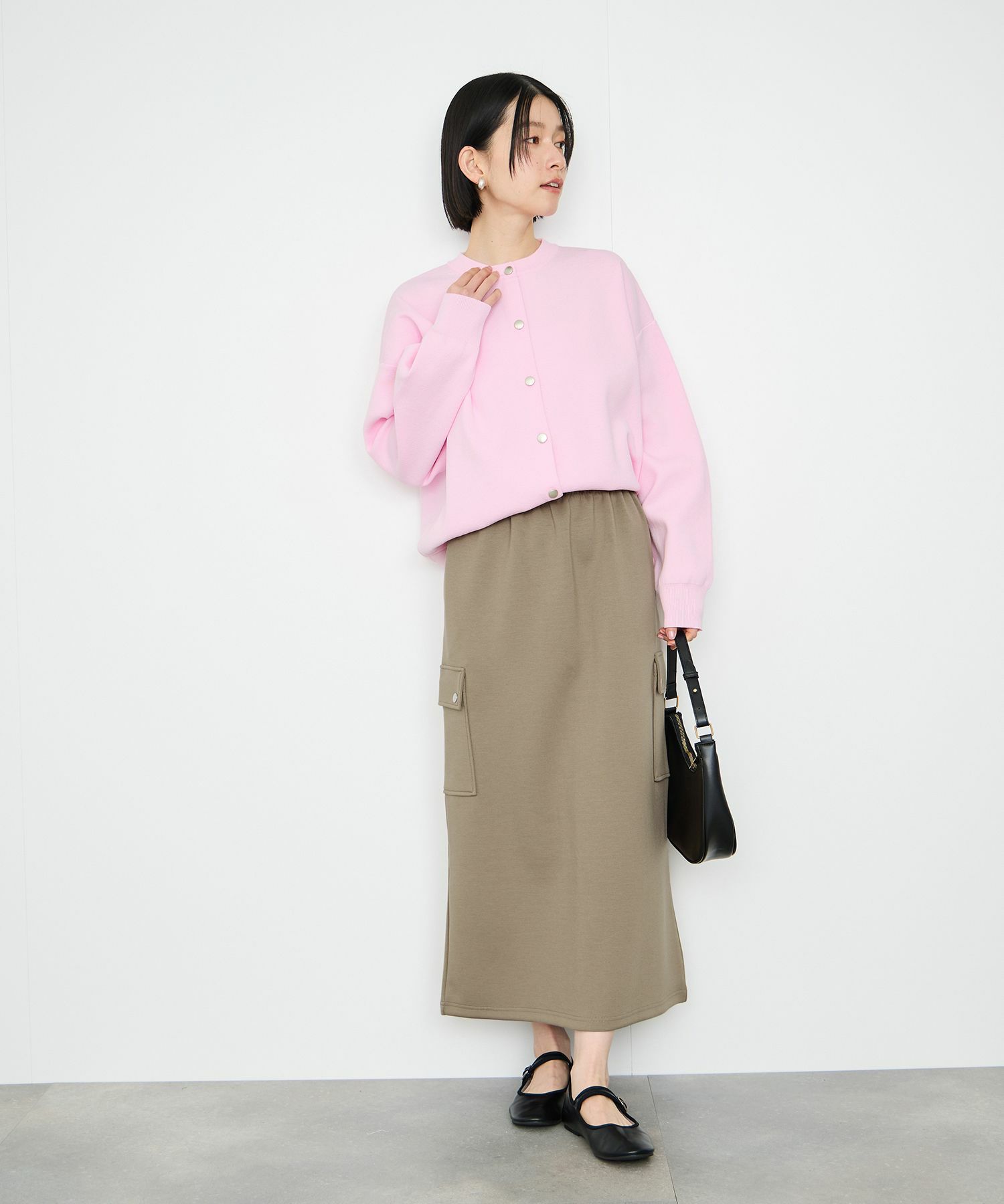 Idnes スポンディッシュカーディガン レディース