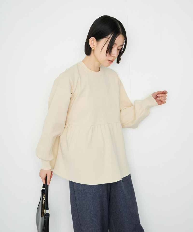 Idnes  スポンディッシュペプラムプルオーバー レディース メール便 対応商品商品画像-7