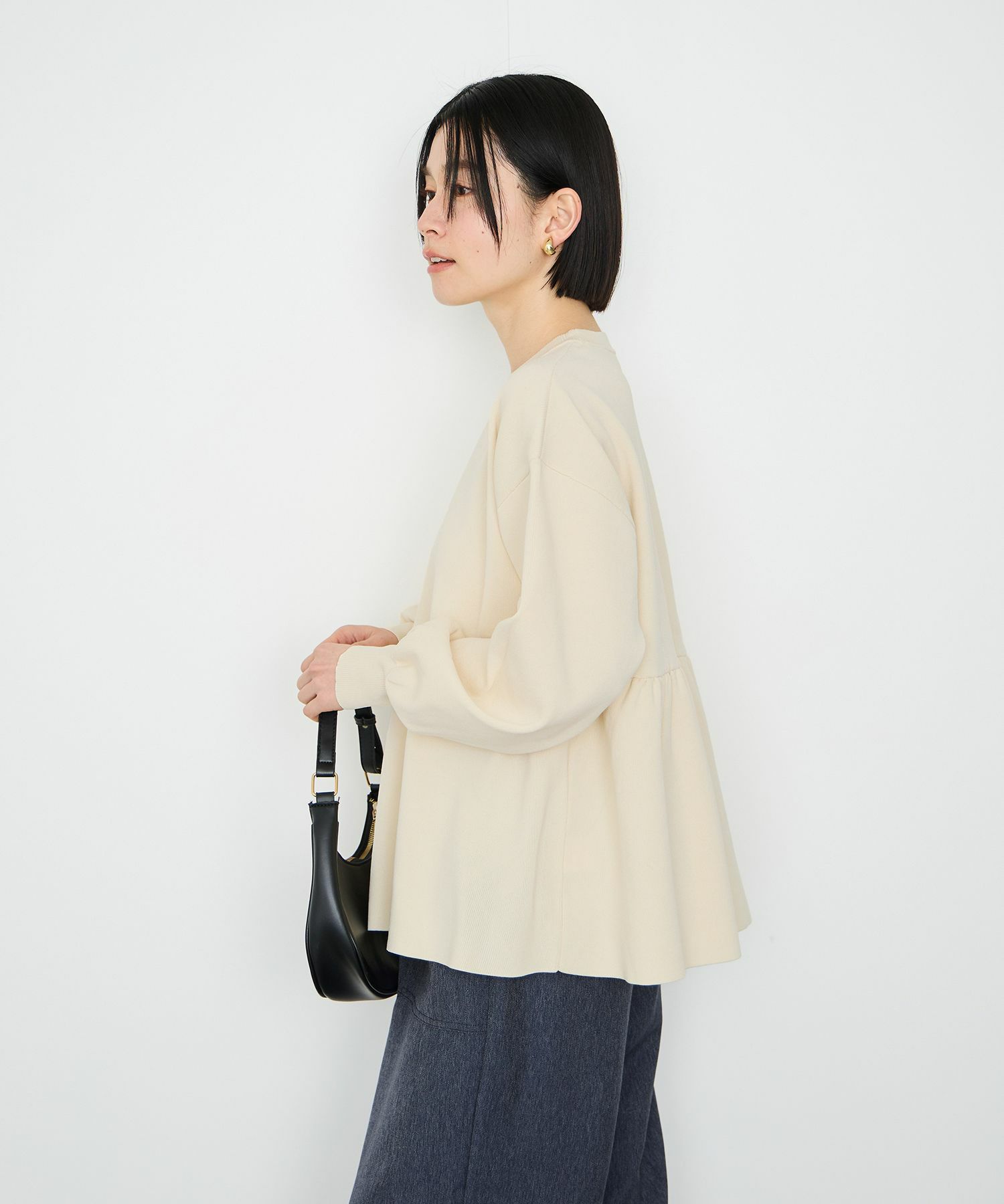 Idnes  スポンディッシュペプラムプルオーバー レディース メール便 対応商品商品サムネイル-8