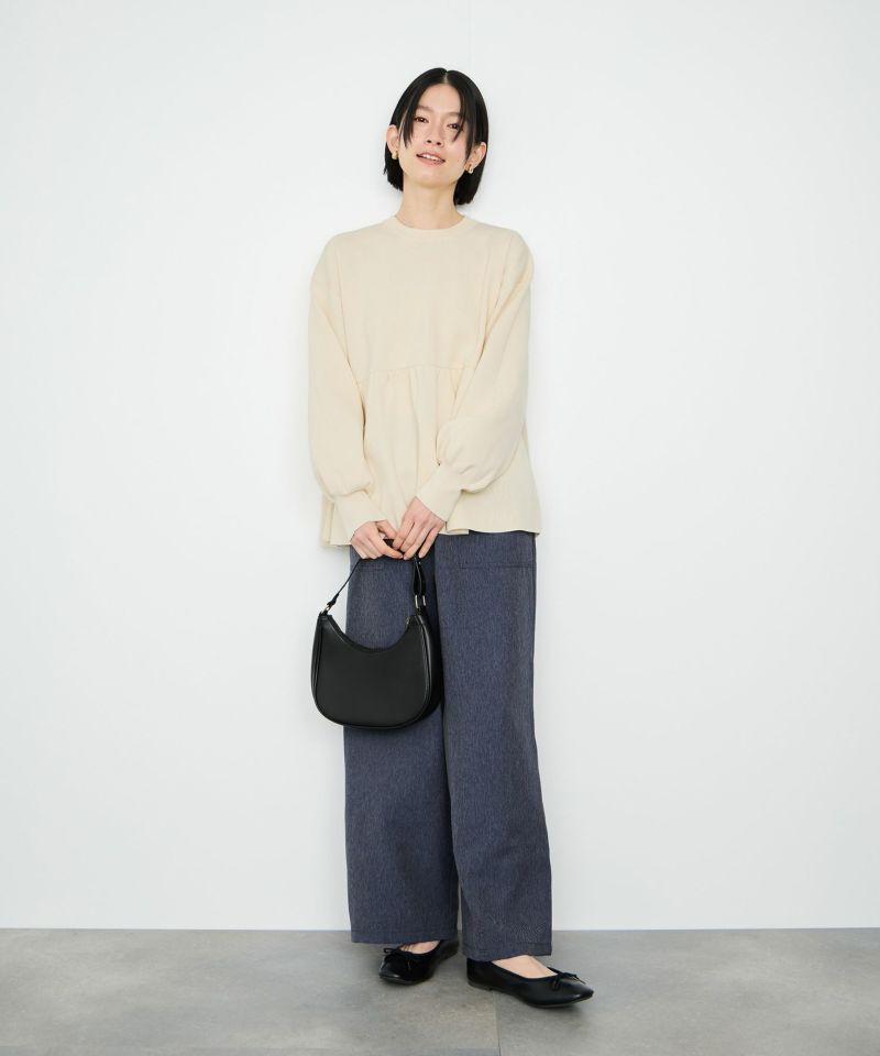 Idnes  スポンディッシュペプラムプルオーバー レディース メール便 対応商品商品画像-11