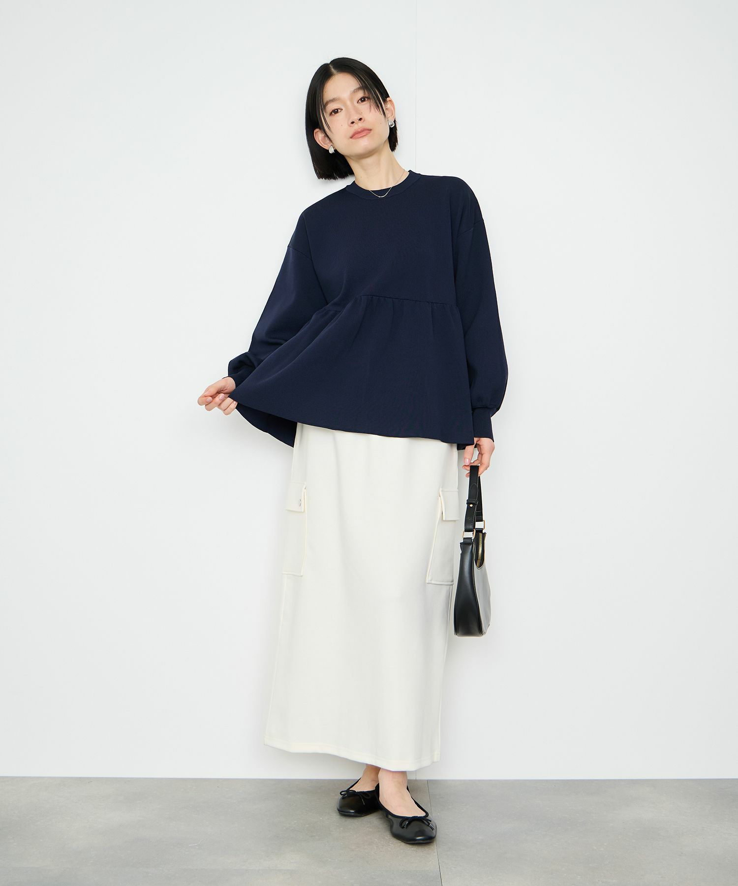 Idnes  スポンディッシュペプラムプルオーバー レディース メール便 対応商品商品サムネイル-15