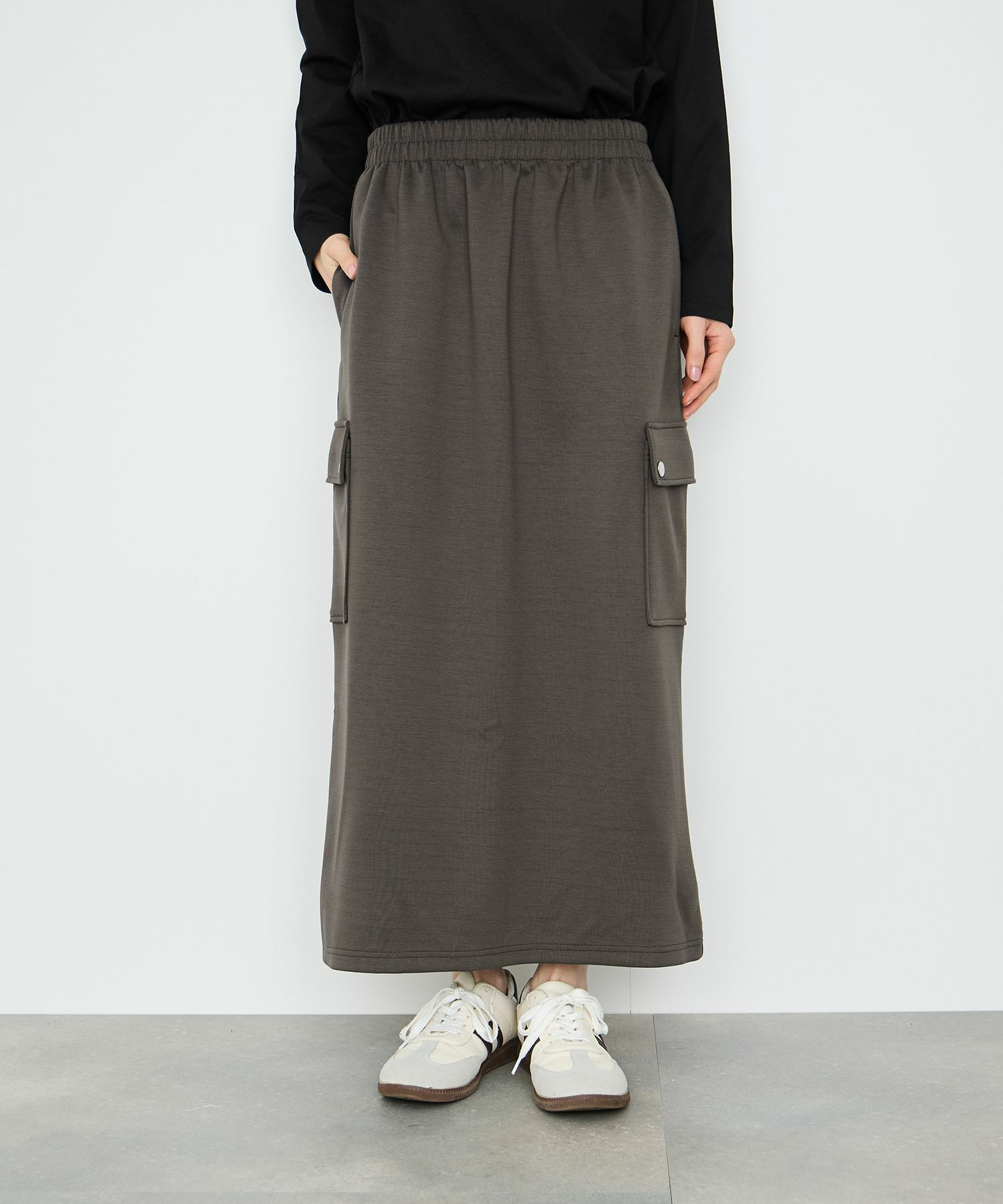 Idnes ダンボールカーゴスカート レディース